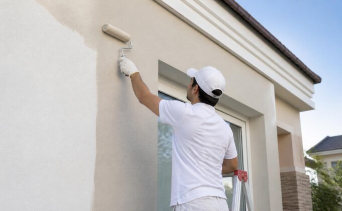 Low maintenance exterior coating systems